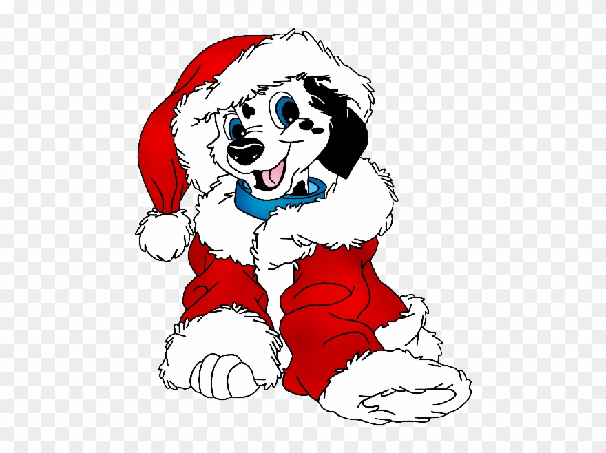 Mickey And Friends Christmas Clip Art Images - Christmas Dog With No Background - Png Download