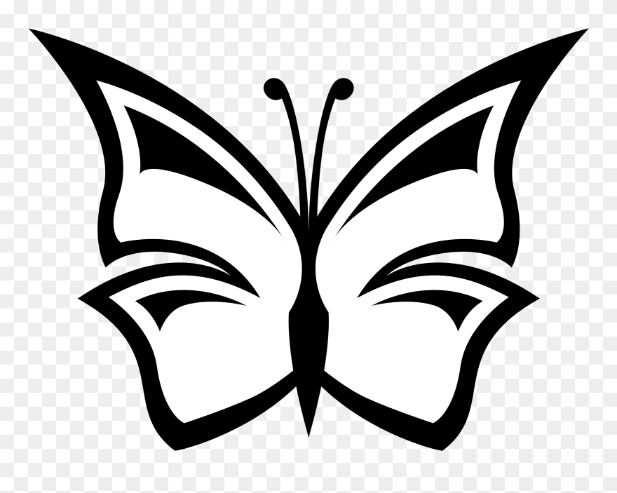 Free Snowflake Images Clip Art - Butterfly Clip Art - Png Download