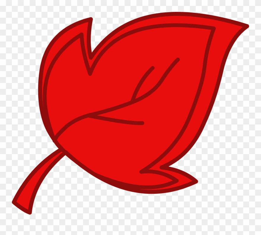 Tree Clipart Clipart Colorful Tree - Red Fall Leaves Cartoon - Png Download