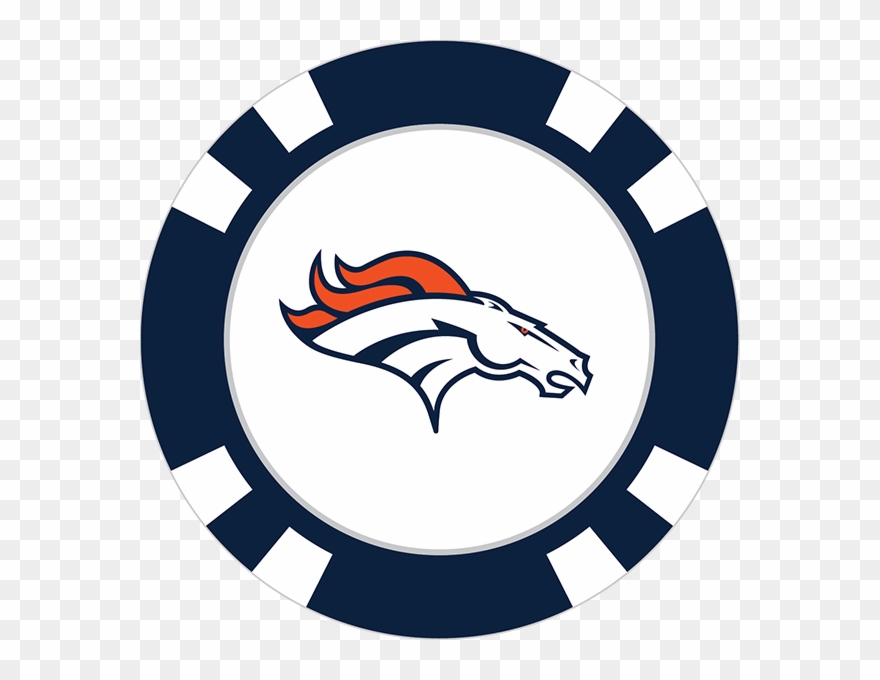 Denver Broncos - Washington Capitals Poker Chip Clipart
