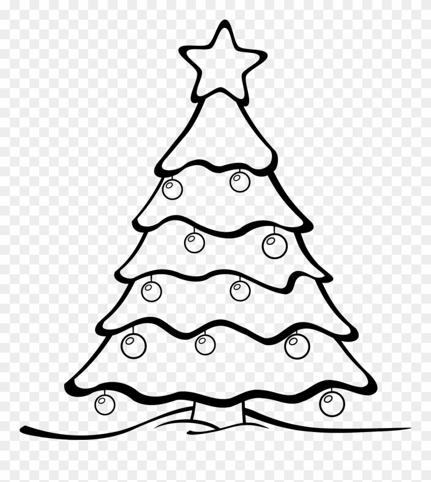 Free Stock Photos - Merry Christmas Tree Drawing Clipart