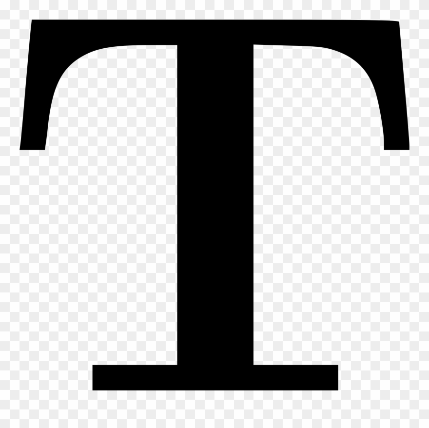 T Times New Roman Clipart