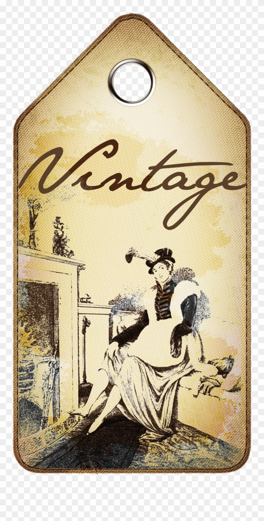 Vintage Tag - Scrapbooking Tag Vintage Clipart