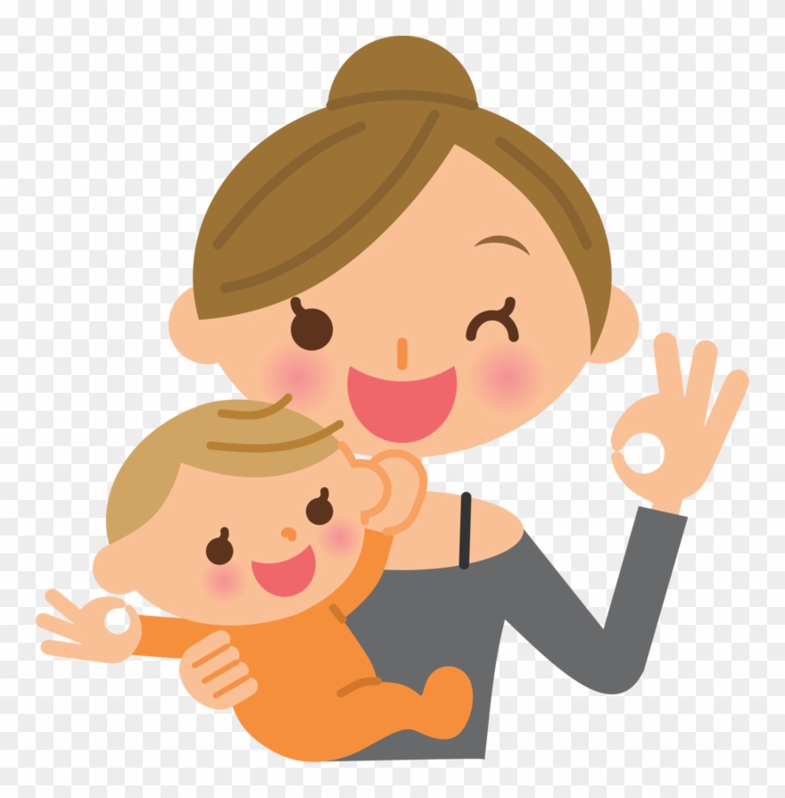 Free Animated Clip Art Free Download - Mother Clipart Transparent Background - Png Download