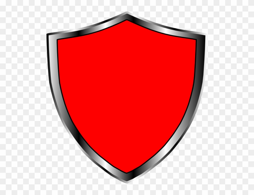 Red And Black Shield Clipart