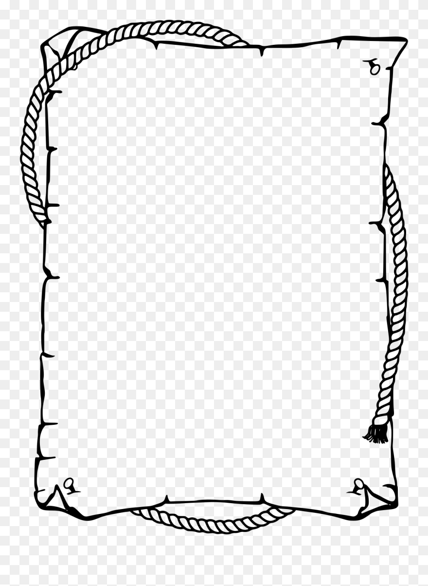 Western Border - Border Clip Art - Png Download