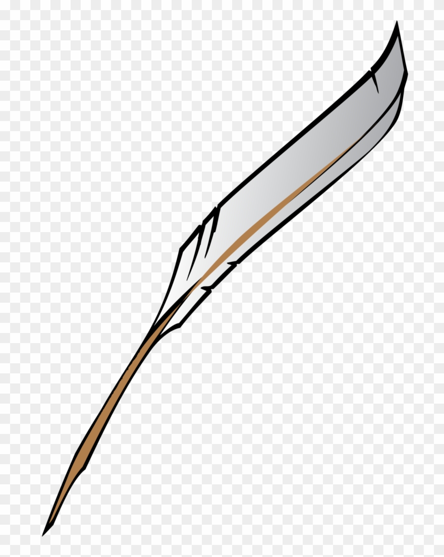 Quill Clipart Medieval - Feather Quill Pen Clipart Png Transparent Png