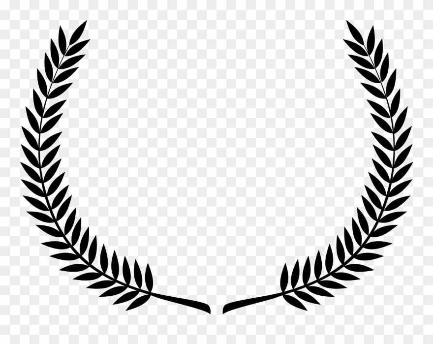 Clipart Laurel Wreath Black - Laurel .png Transparent Png