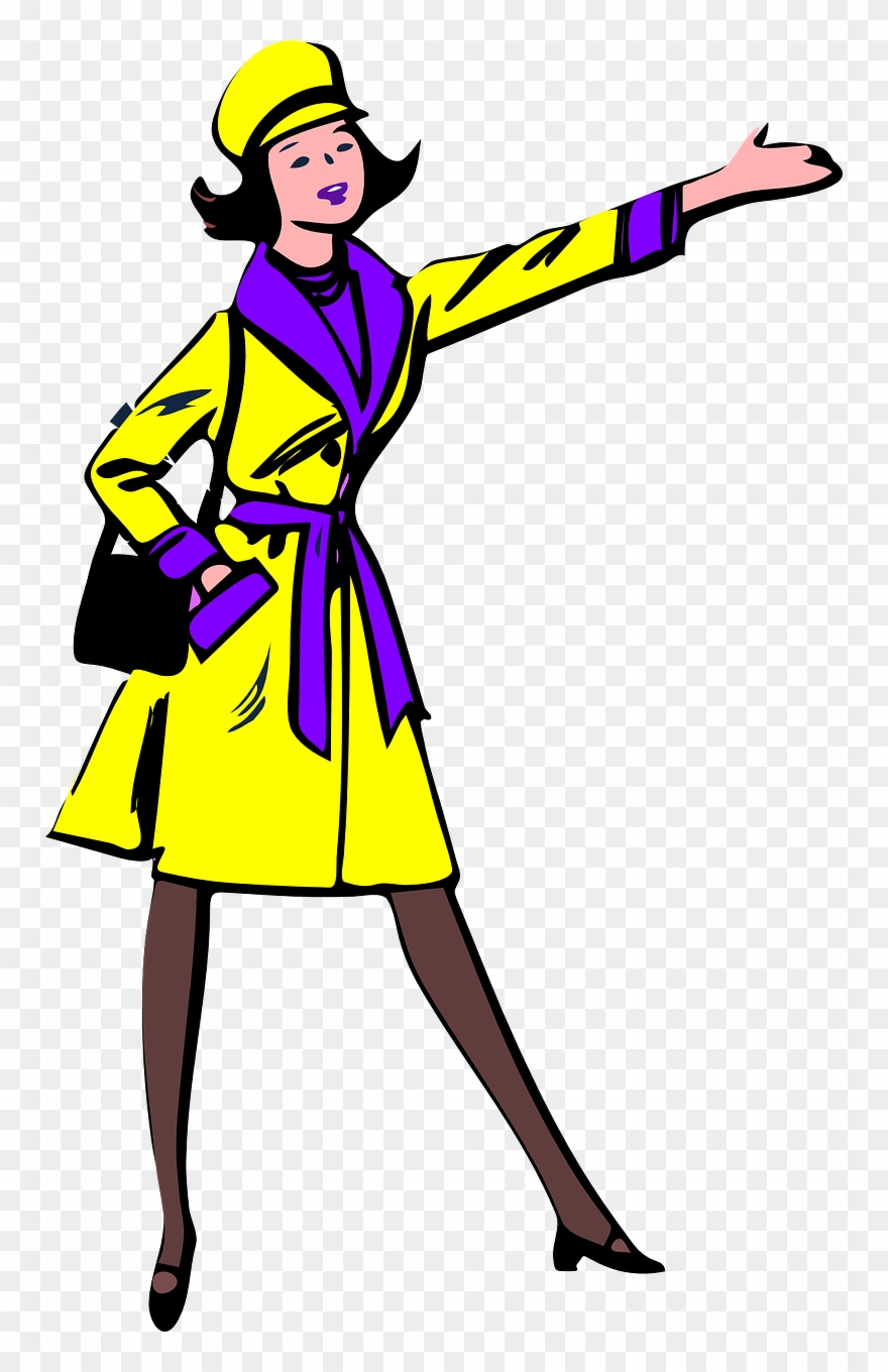 Retro Woman Clipart