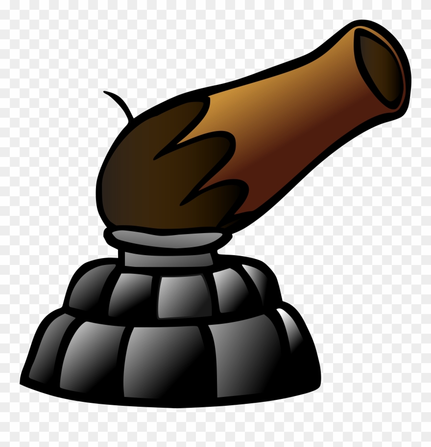Medieval Clipart Cannon - Cartoon Cannon Transparent Background - Png Download