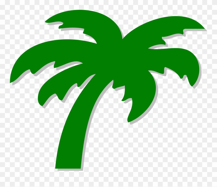 Palm Tree Clip Art Free Clipart Images - Palm Tree Symbol - Png Download