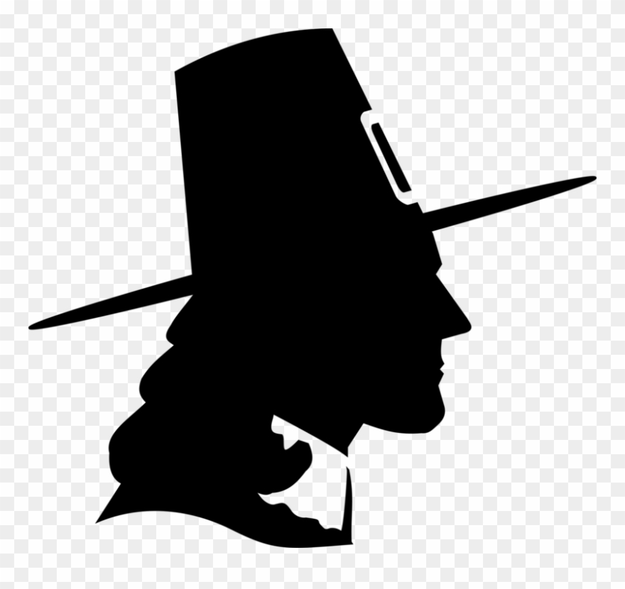 Pilgrim - Pilgrim Silhouette Clipart