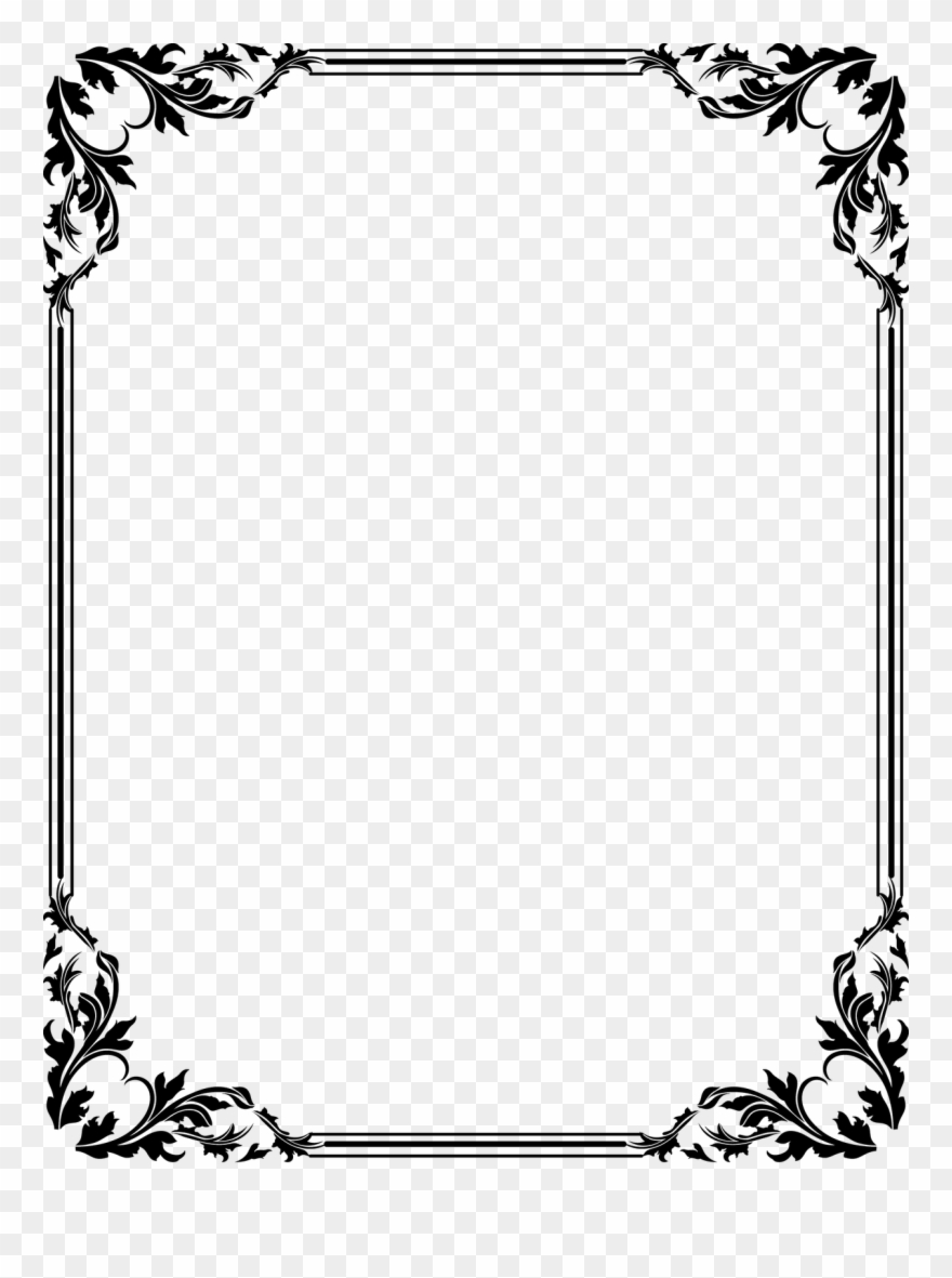 Download Vector Frame Png - Border Design Png Clipart