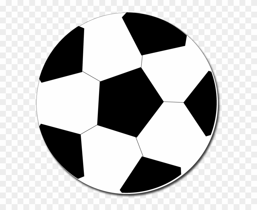 Free Printable Clip Art S - Soccer Ball Clipart Easy - Png Download