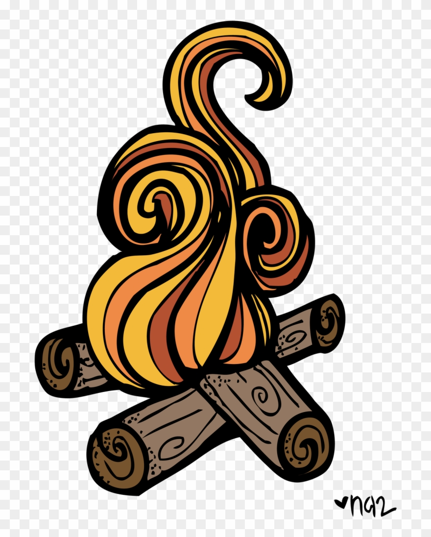 Disney Campfire Clipart - Obsessive Camping Disorder Sticker - Png Download