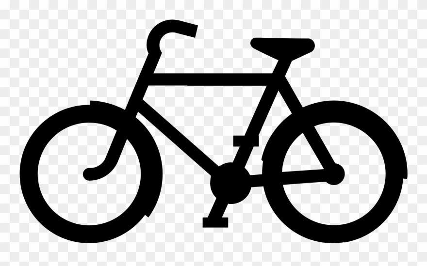 Bike Clipart Black And White Free Clipart Images - Bike Clip Art No Background - Png Download