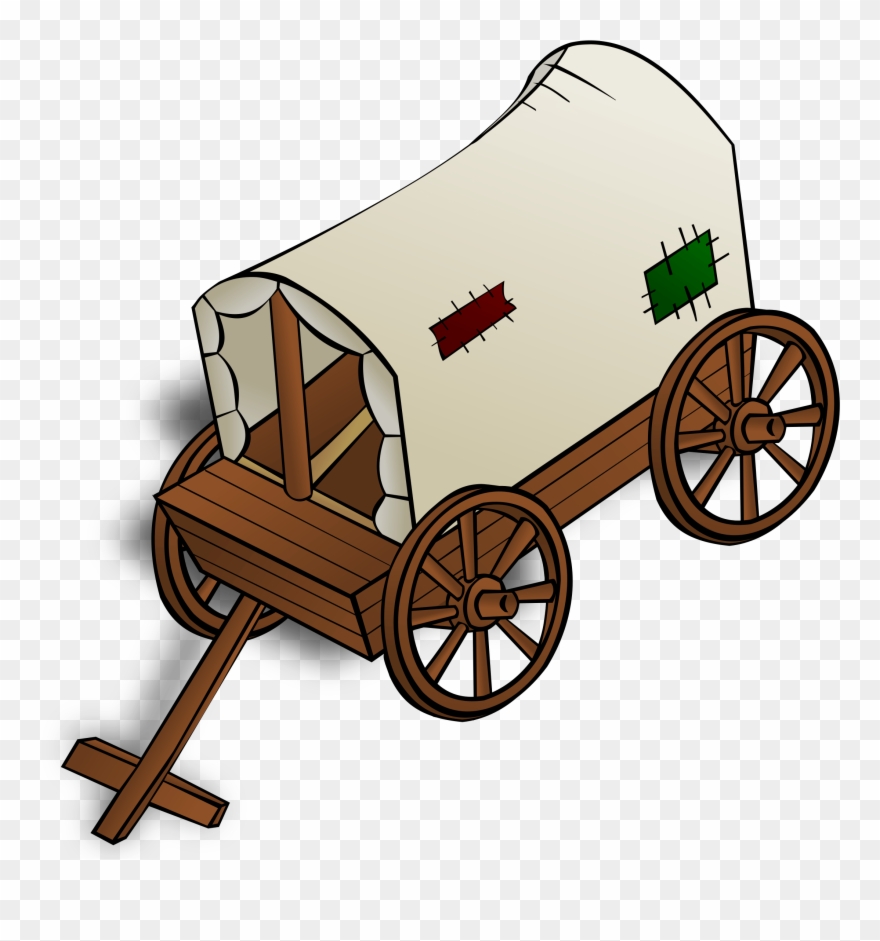 Wagon Clipart Clip Art - Caravan Clipart - Png Download