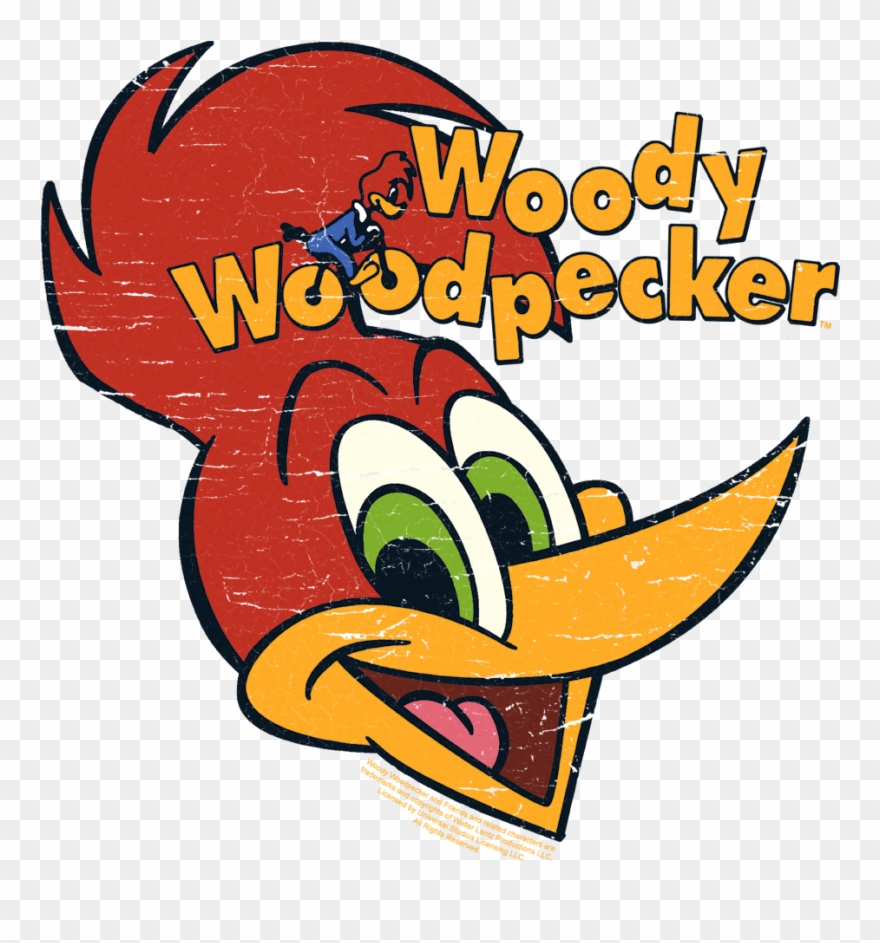 Woody Woodpecker Retro Logo Baby Bodysuit - Hoodie Clipart