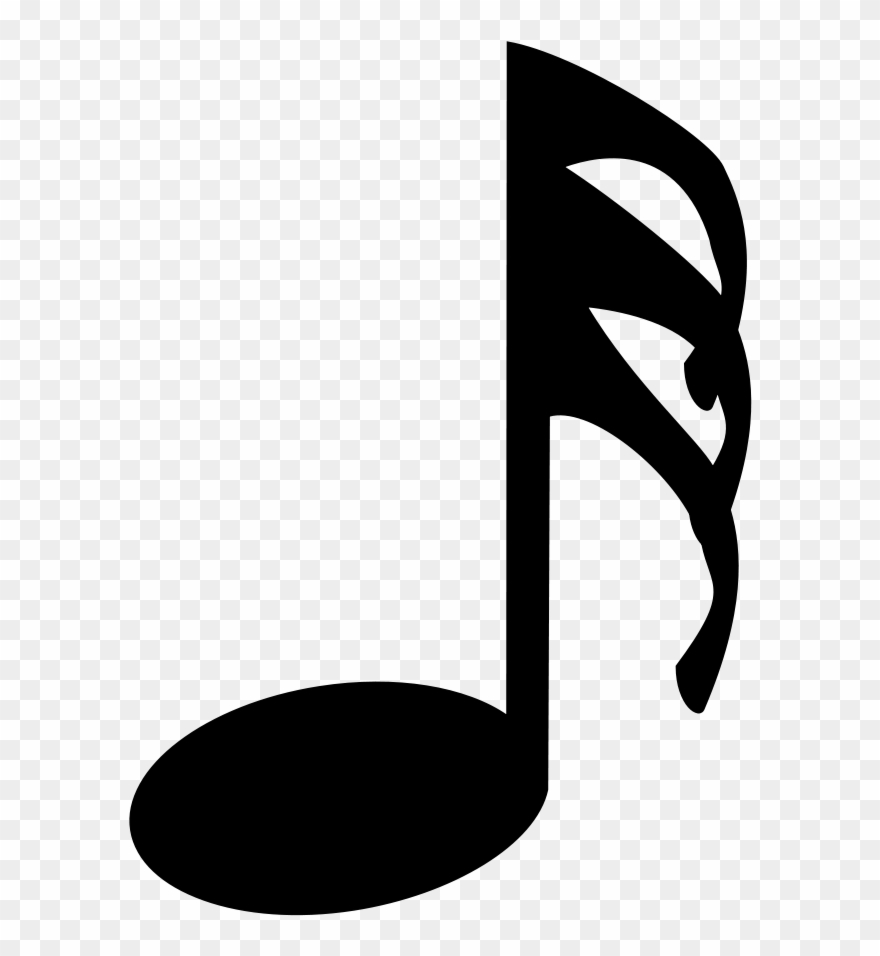 Musical Notes Clip Art Cartoon Music Notes Clipart - Gary Womens Note Musical White Cotton T-shirtm - Png Download