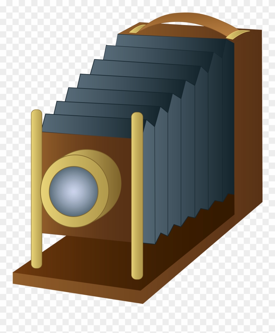 Old Fashioned Antique Camera - Clip Art - Png Download