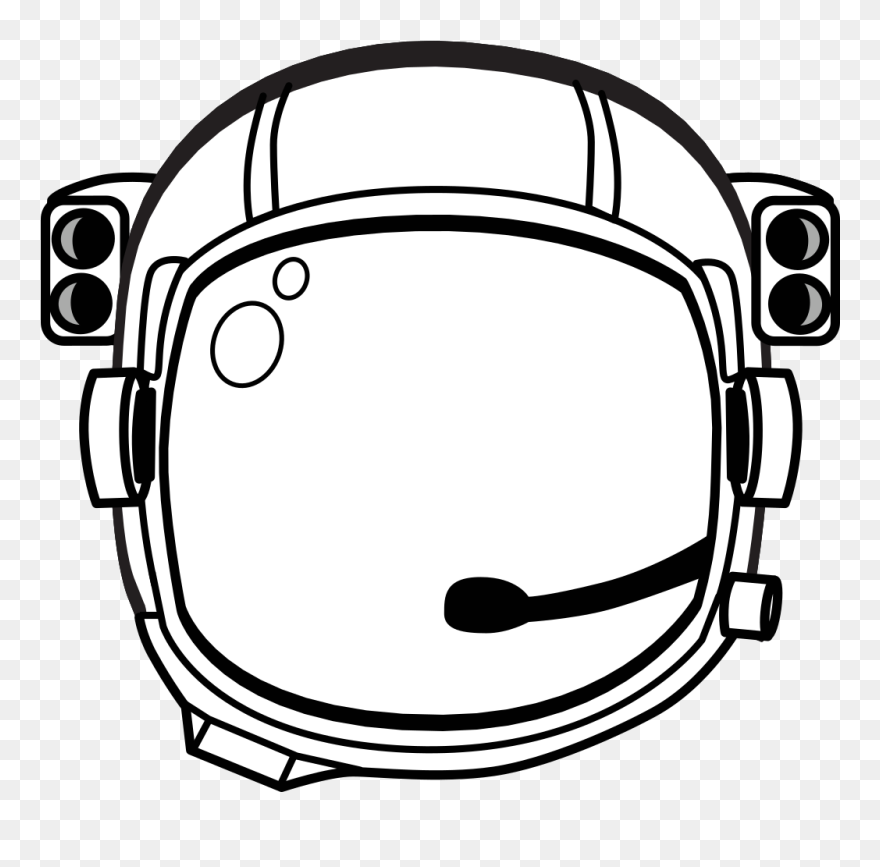 Astronaut Hat Printable - Astronaut Helmet Png Clipart