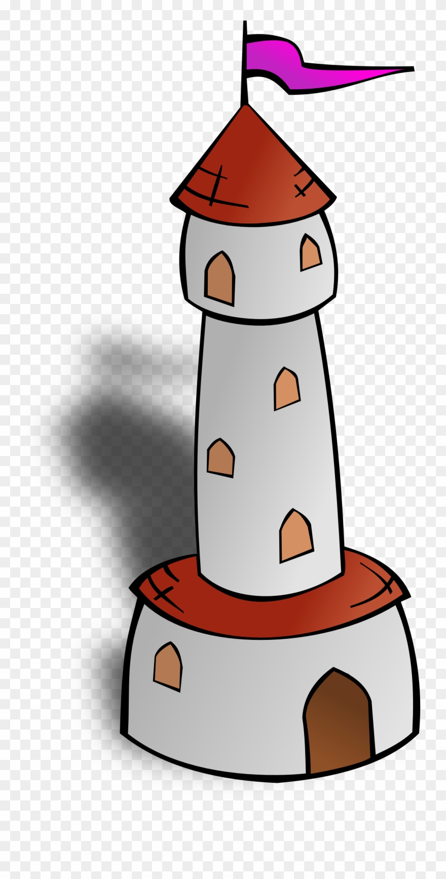 Medieval Clipart Wizard - Tower Clipart - Png Download
