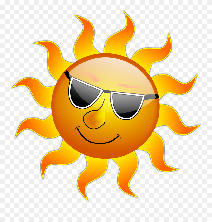 Summer Smile Sun Clip Art - Clipart Sun - Png Download