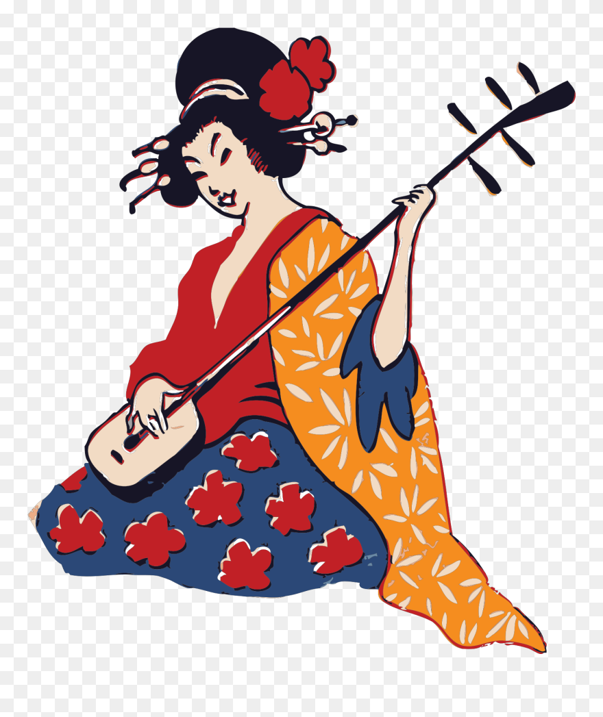 Medieval Clipart Japan - Geisha Png Transparent Png