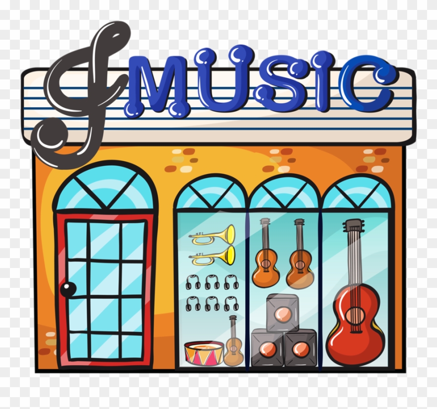 Cute Little Houses, Cute House, House Clipart, - Music Store Vector - Png Download