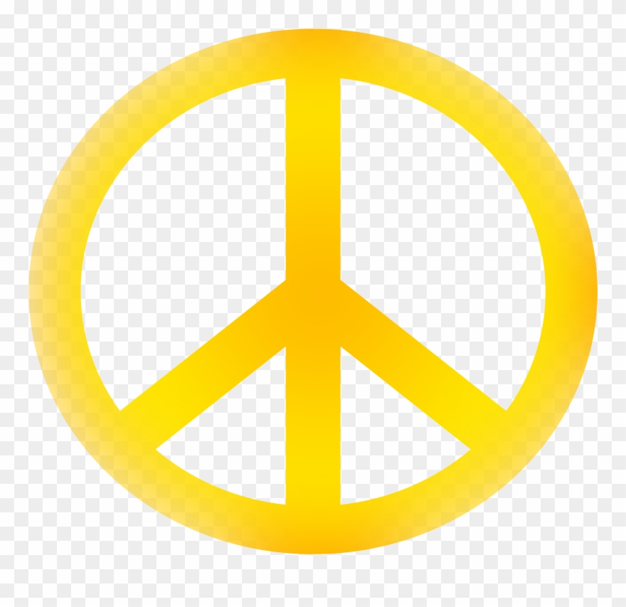 Peace Sign Clip Art - Giant Peace Sign - Png Download