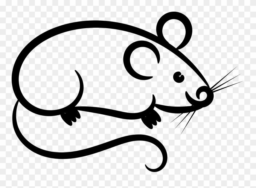 Clip Art Free Library Big Image Png - Black And White Clip Art Mouse Transparent Png