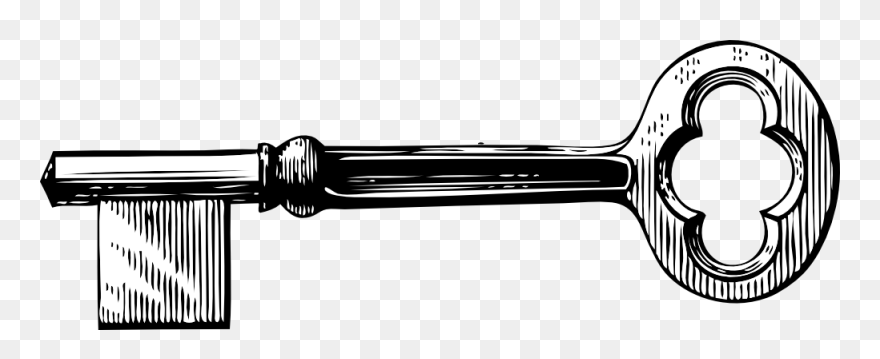 Key Old Skeleton - Vintage Skeleton Key Mug Clipart