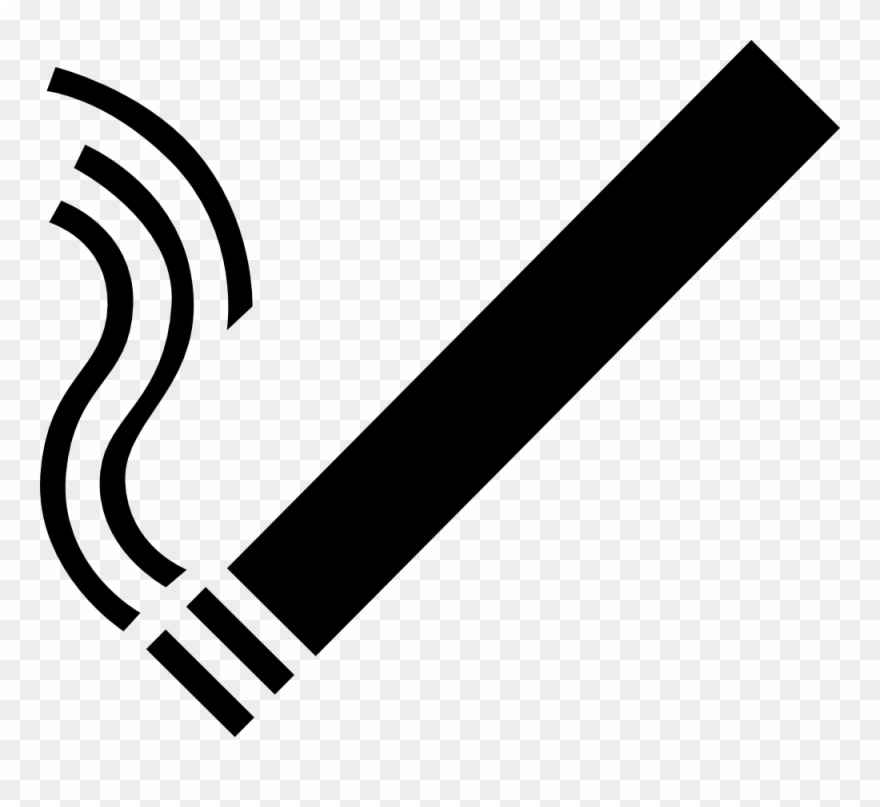 Cigarette Symbol - Cigarette Symbol Png Clipart