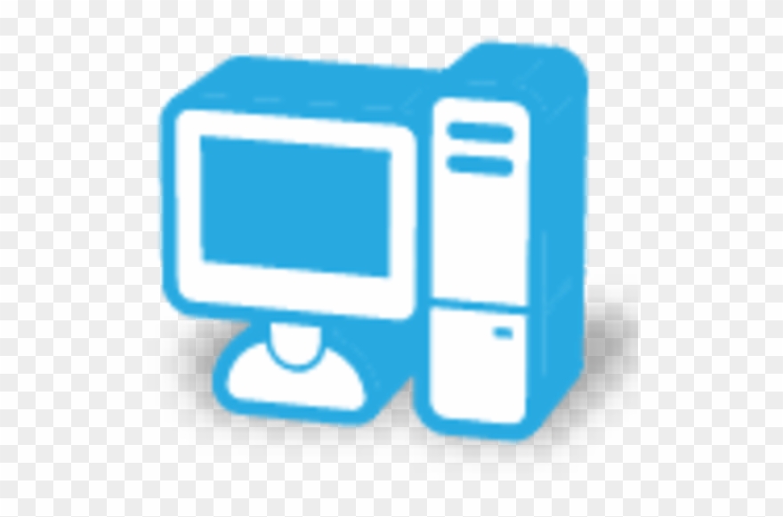 15 Desktop Drawing Computer Icon For Free Download - Blue Computer Icon Clipart