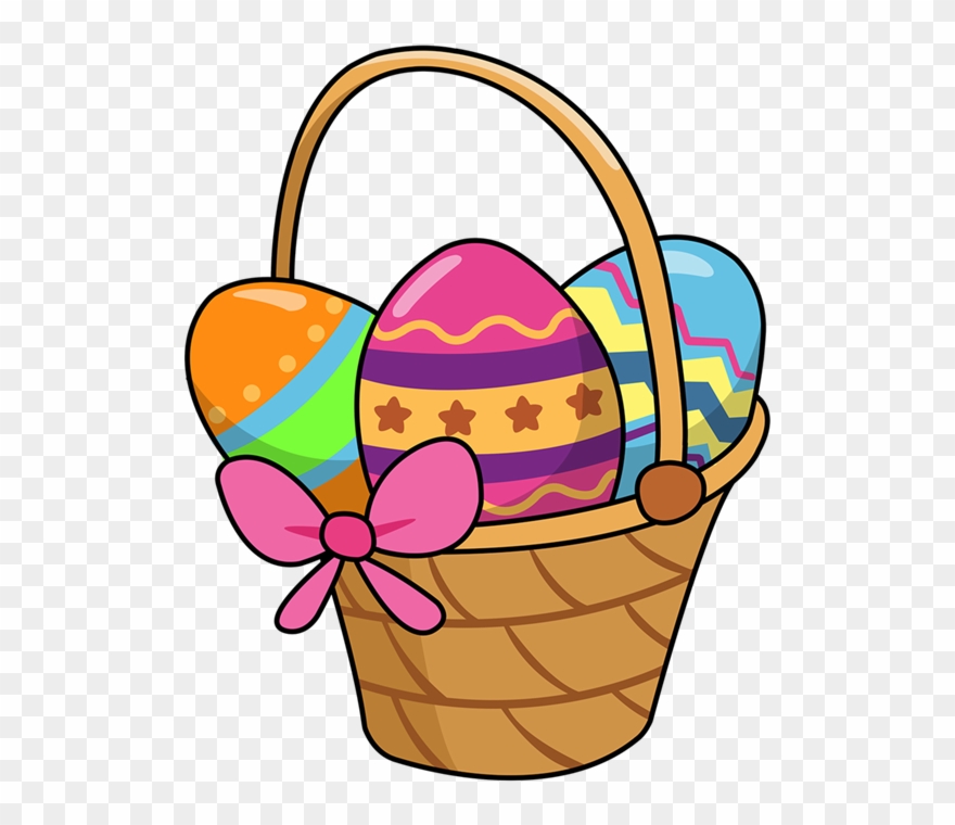 Cute Easter Basket - Easter Clipart - Png Download