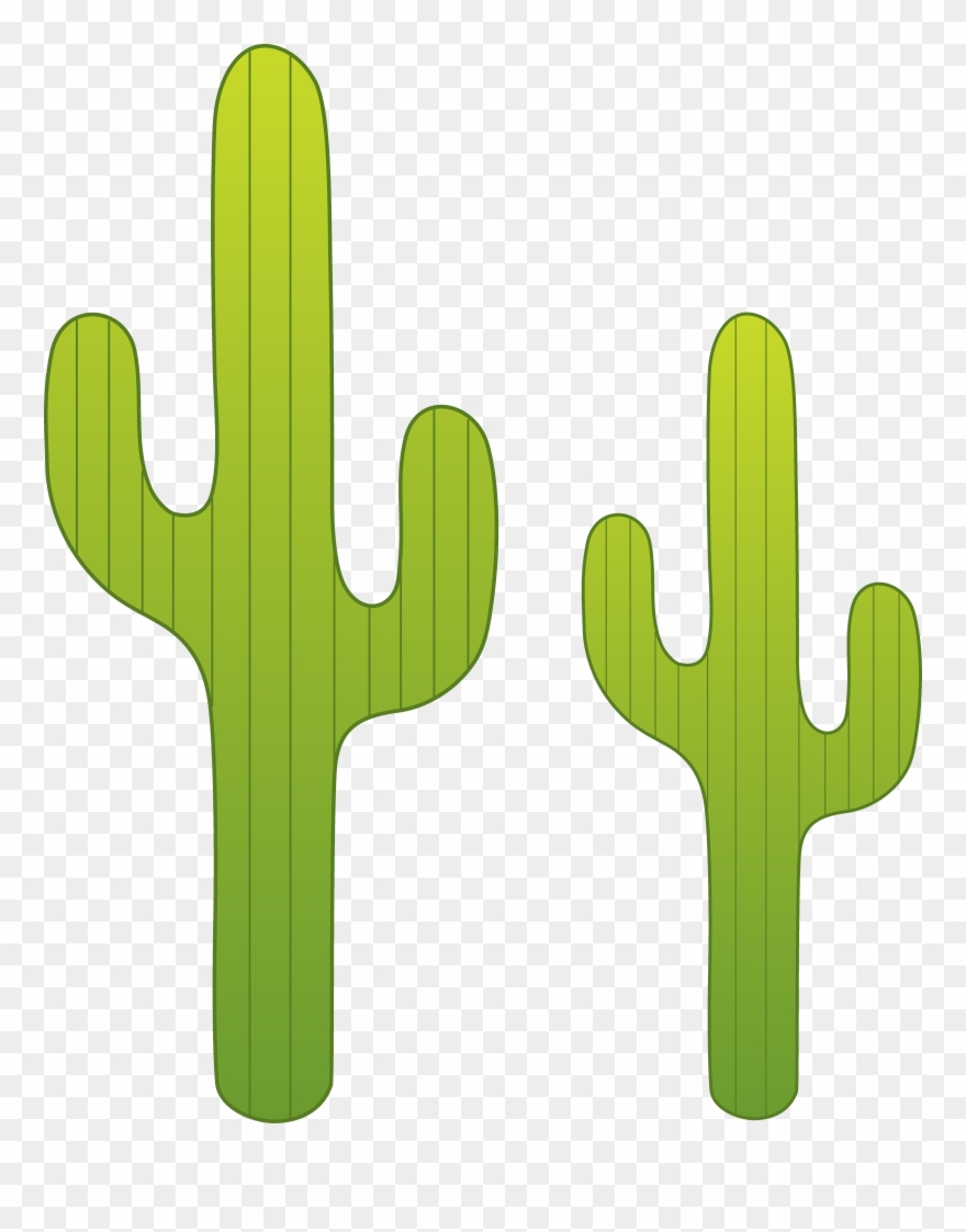 Western Clipart Saguaro - Cactus Clipart Small - Png Download