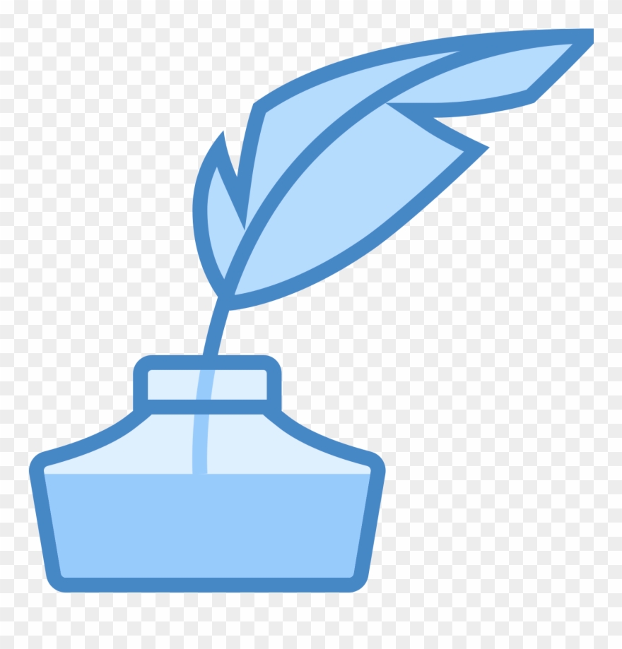 Quill Clipart Medieval - Ink - Png Download