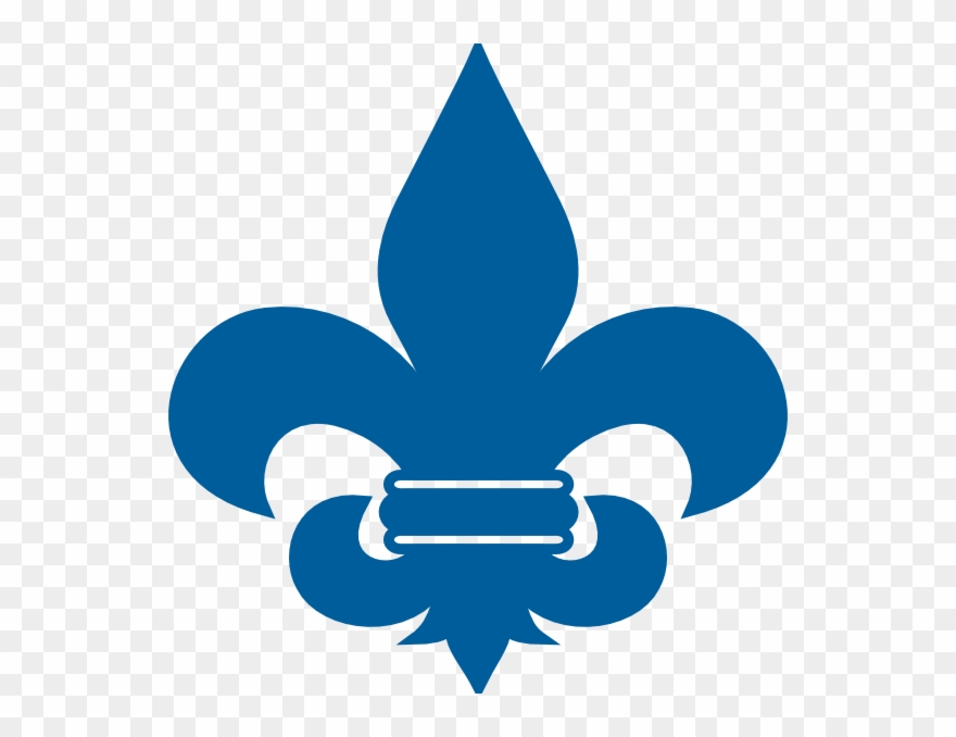 Cub Scout Blue Fleur De Lis Clip Art - Fleur De Lis Clip Art - Png Download