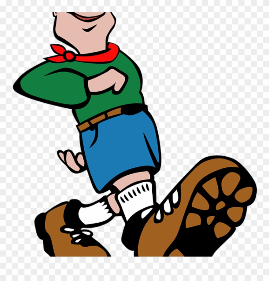 Boy Scout Clip Art Free Boy Scout Hiking Walk Free - Las Aventuras De Huckleberry Finn [book] - Png Download