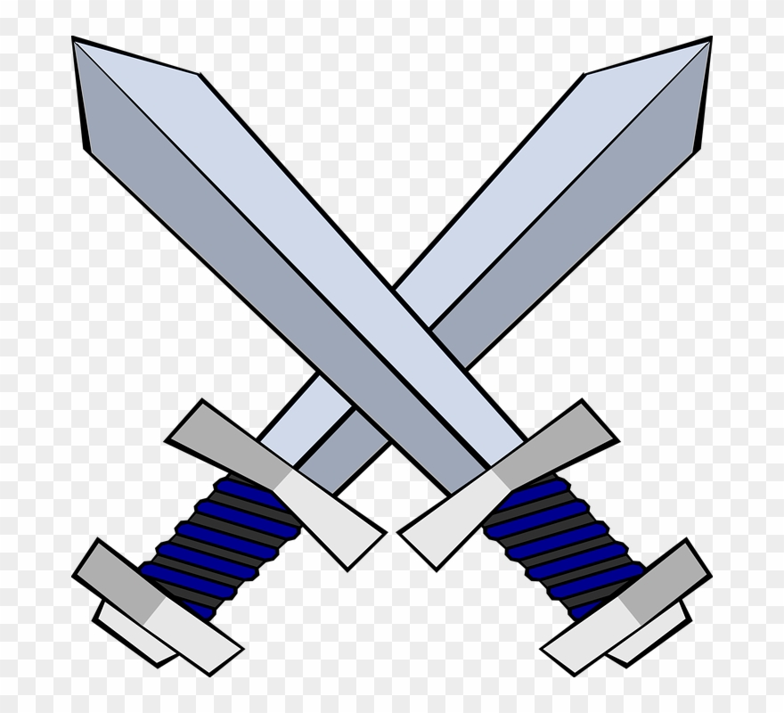 Swords The Middle Ages - Crossed Swords Clipart