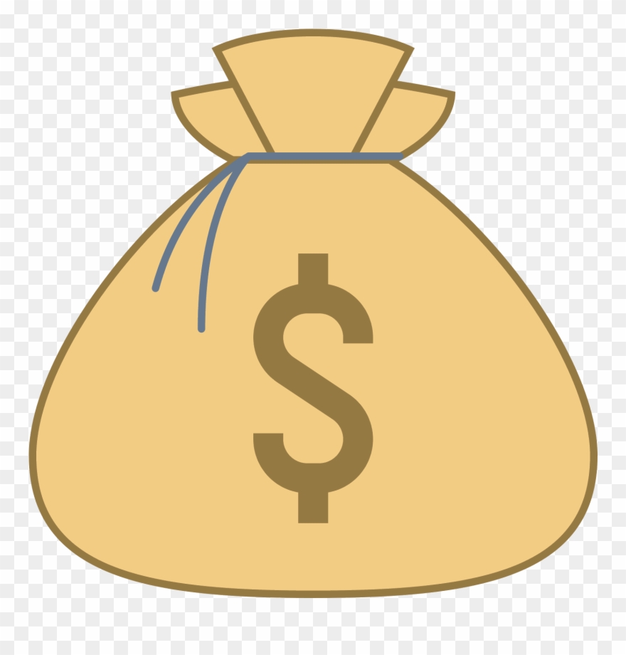 Picture Library Library Coin Jar Clipart - Money Bag Clipart - Png Download