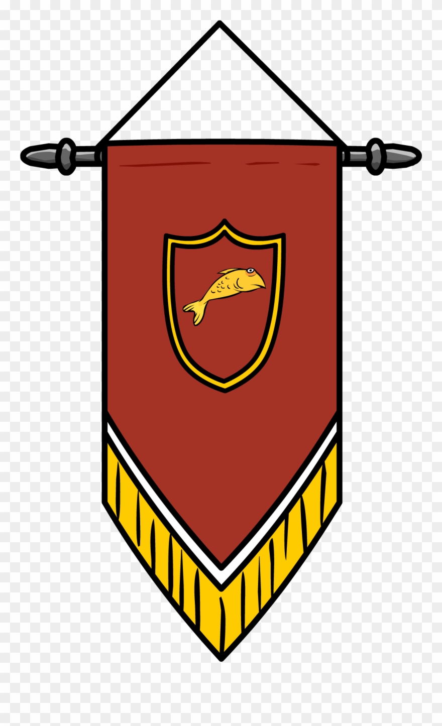 Clipart - Medieval - Medieval Banner Png Transparent Png