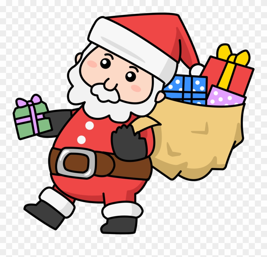 Free To Use & Public Domain Santa Claus Clip Art - Cute Christmas Cartoon Santa - Png Download