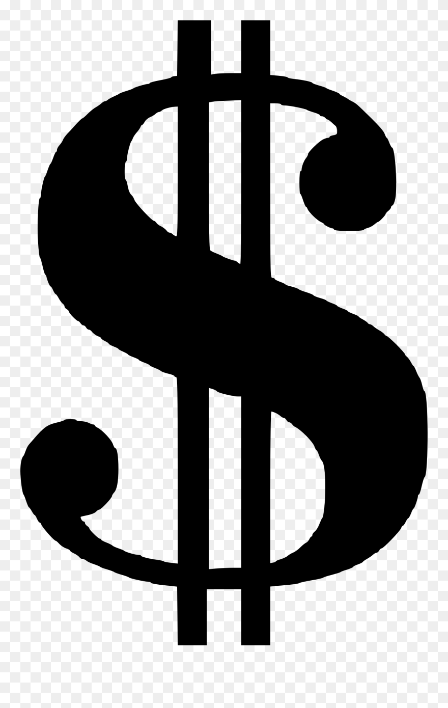 Money Sign Clip Art Money Sign Clip Art Clipart Panda - Dollar Sign - Png Download
