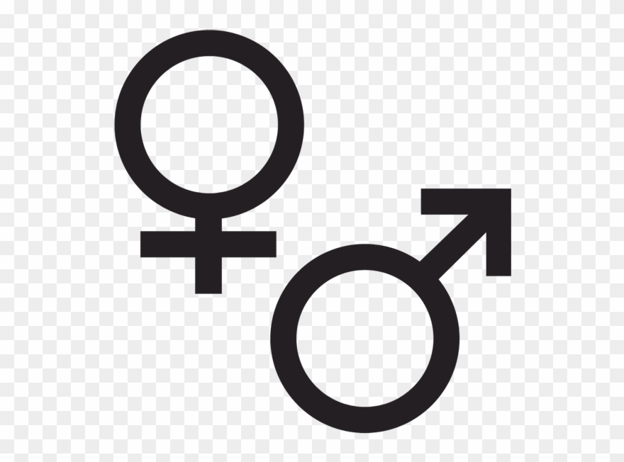 Male Female Symbols Clip Art Woman Symbol Transparent - Equal Pay Drawing - Png Download