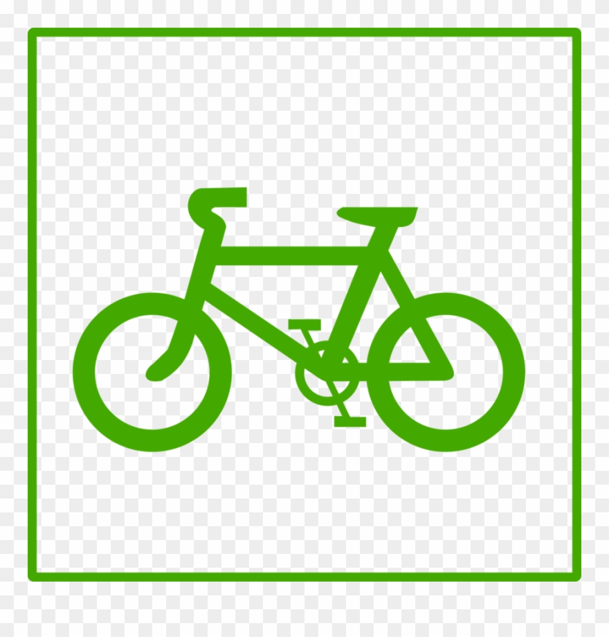 Green Bicycle Icon Clipart Bicycle Computer Icons Clip - Green Bicycle Icon - Png Download