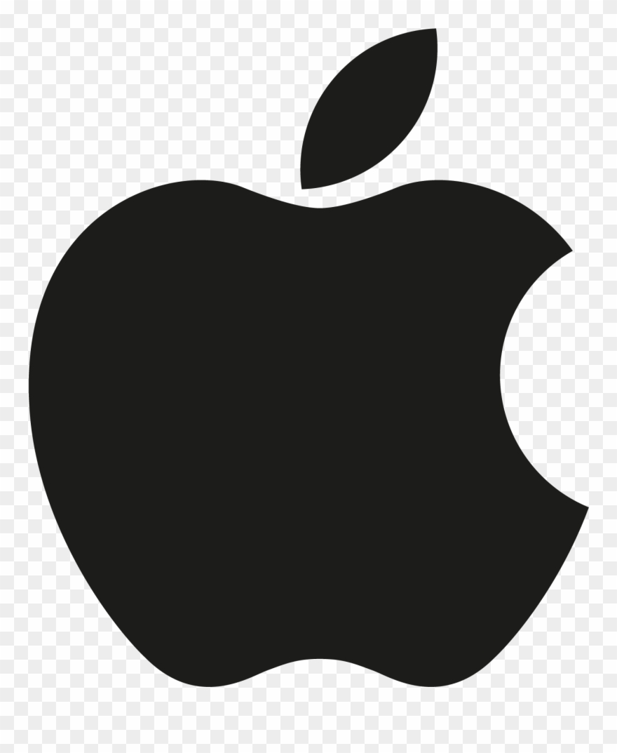 Clipart Illustrator - Apple Black Icon Png Transparent Png