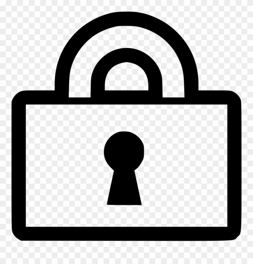 Candado Clipart Padlock Line Clip Art - Clip Art - Png Download