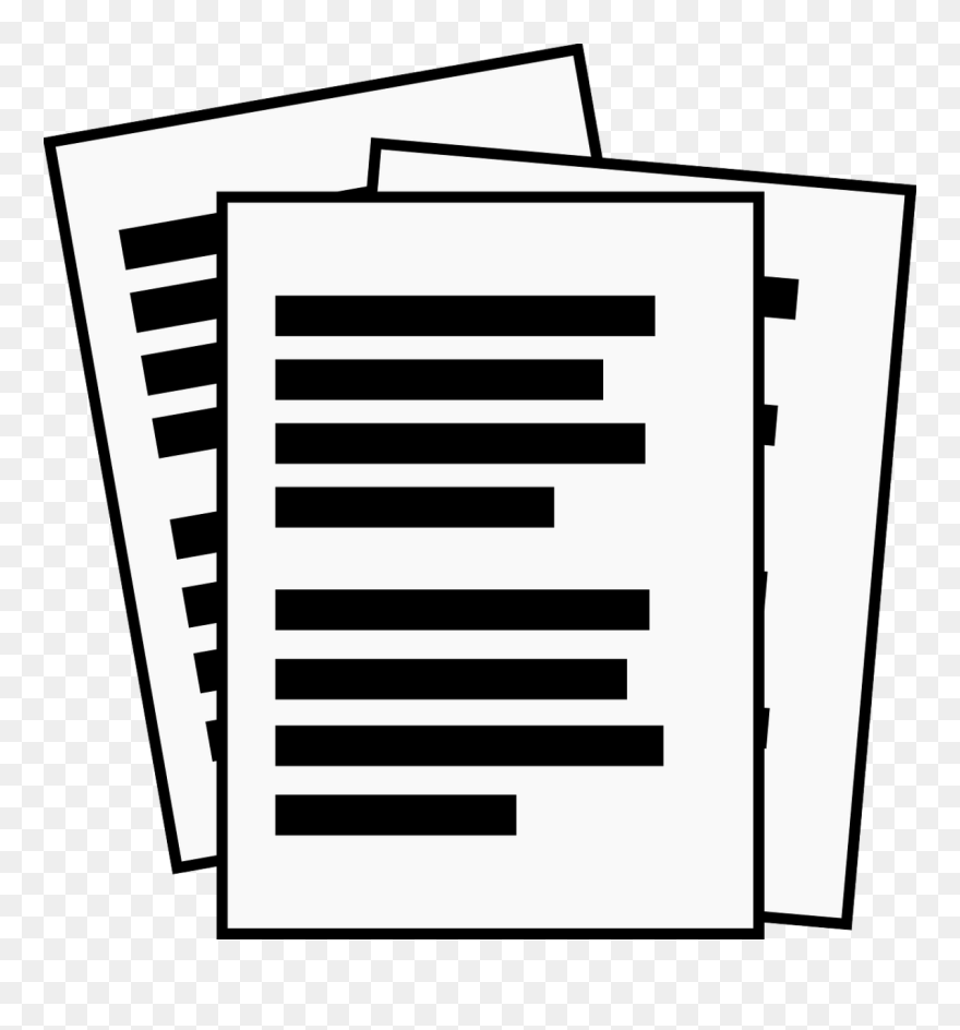 Documentation Computer Icons Download Paper - Report Clipart - Png Download