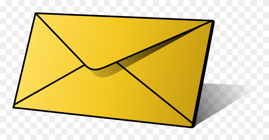 Paper Envelope Clip Art Christmas Computer Icons Download - Yellow Envelope Clipart Png Transparent Png